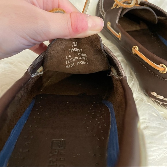 Sperry A/O Leather Boat Shoe - Picture 6 of 13